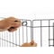 Pet Adobe Pet Adobe Folding Metal Playpen with Eight 24 "x 30 "Panels with Latching Door for Dogs Black 959085LJO - alternate 2